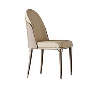 Fauteuils de bureau pour la maison Chaise de salle à manger luxe simple et légère, style scandinave, for la maison, le restaurant, bureau, l'hôtel, en acier inoxydable titane Salon et loisirs