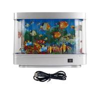 Faux aquarium | Veilleuse en forme de poisson pour enfants - Lumière silencieuse et mignonne décoration pour enfants et adultes - Lampe d'aquarium sensorielle sensorielle