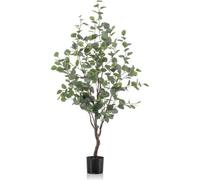 Faux eucalyptus « arbre à caoutchouc bleu » Ø120cm - plante verte artificielle