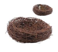 Faux nid d'oiseau - Nid d'oiseau Artificiel Respirant, Artisanat de décoration de Pâques, NidLéger Fait à la Main avec Un Design réaliste | Parfait pour l'affichage d'ornements d'oiseaux de Maison de
