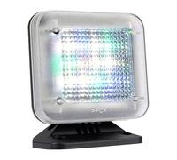 Faux simulateur de télévision - Lampe de sécurité nocturne avec source de lumière intégrée et capteur crépusculaire - Mise sous tension automatique - dissuasion efficace contre le cambriolage