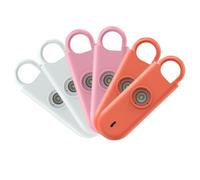 Fauxomor Alarme Personnelle Anti Agression 6 Pack-140 DB Porte larme avec Flash LED et Avertisseur de Batterie Faible, Kit d'Auto-Défense pour Femmes, Enfants et Seniors(2Blancs+2Roses+2Oranges)