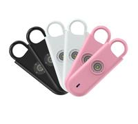 Fauxomor Alarme Personnelle Anti Agression 6 Pack-140 DB Porte larme avec Flash LED et Avertisseur de Batterie Faible, Kit d'Auto-Défense pour Femmes, Enfants et Seniors(2Blancs+2Roses+2Noirs)