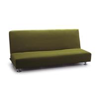 FAVERTI® Housse élastique Universelle pour canapé lit clic-clac Trois Places | Modèle Reale | Pelouse | Housse de canapé lit Universelle | Protecteur de qualité en Tissu Jacquard Toucher Coton