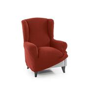FAVERTI® Housse Super élastique pour Fauteuil à Oreilles 1 Place 70 à 100 cm | Modèle Novel | Protecteur de qualité en Tissu Jacquard Toucher Coton | Protecteur de Fauteuil à Oreilles