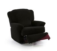 FAVERTI® Housse Super élastique pour Fauteuil Relax de 70 à 90 cm | Modèle Novel | Housse de Fauteuil inclinable Pieds séparés | Protecteur de qualité en Tissu Jacquard Toucher Coton