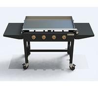 Favex Plancha Carmen sur chariot – 4 feux à gaz – Surface 90×45,5 cm – 16 kW
