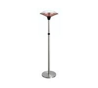 FAVEX - Parasol chauffant électrique Milan Rétractable - Extérieur - 3 Puissances de Chauffe - Économique - Résistant - 58,5 x 58,5 x170/ 205 cm