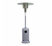 Favex Parasol chauffant gaz Argenté 13 kW Housse et connectique incluses