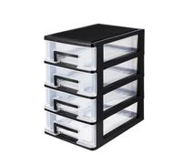 FAVOMOTO Tour De Rangement à roulettes 4 Tiroirs, Organiseur Armoire de Rangement,PoignéEs Ergonomiques Meuble à Tiroirs en 133DZJ5H2568D16F