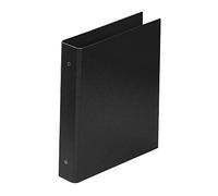 Favorit 100460442 Classeur format intérieur 22 x 30 cm, 4 anneaux diamètre 50 mm, noir