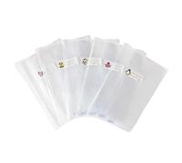 Favorit 400113431 Lot de 10 protège-cahiers avec étiquette, format A4, transparent