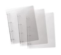 Favorit 400116623 Lumina Classeur en polypropylène 22 x 30 cm 4 anneaux ronds Diamètre 30 mm Transparent