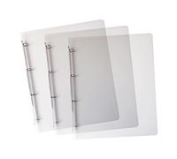 Favorit 400116630 Classeur en polypropylène avec 4 anneaux ronds Diamètre 15 mm Transparent 22 x 30 cm