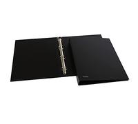 Favorit Classeur à anneaux Sprint en carton, 22 x 30 cm, 4 anneaux ronds de 30 mm, noir