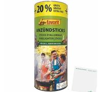 Favorit Lot de 100 cubes d'allumage + 20 % gratuit + bloc usy