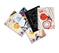 Favorit, Lot de 5 cahiers spiralés A4+, rayures carreaux 5 mm, 4 sujets assortis+1 aléatoire