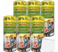 Favorit Lot de 6 boîtes de 100 cubes d'allumage + 20 % gratuit + bloc usy