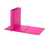 Favorit Neon Classeur en carton 22 x 30 cm 4 anneaux ronds, diamètre 30 mm, fuchsia