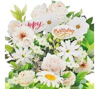 Favour Pop Up® - TF095 - Un magnifique arrangement floral en 3D pour un anniversaire - Avec carte d'insertion pour écrire