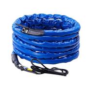 Fayelong Tuyau d'eau chauffant pour camping-car, tuyau d'eau potable chauffant avec thermostat 1/2" Diamètre intérieur -45°F Résistance à la température pour camping-car Camion de jardin (50FT)