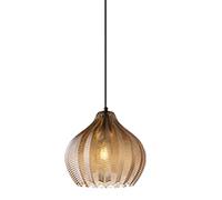 FAZRPIP Lampe à Suspension Moderne Cognac ondulation de l'eau lustres Verre Nordique luminaire Suspendu Restaurant Cuisine Salle à Manger Salon Chambre décor lumières
