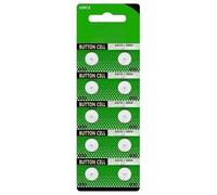 Fazvncv Lot de 10 piles bouton AG10 189 389 390 LR1130 LR54 pour montre e voiture, télécommande, accessoires de jouets électriques