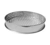 FBHDKJNFG Les Jardins, Riddle Sieve Gardening Tool Lightweight Stainless Steel Sifting Pan Mesh Filter for Outdoor Home Indoor Garden Planting