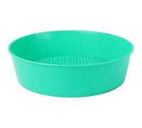 FBHDKJNFG Les Jardins, Soil Sieve Beach Bonsai Tools Sifting Pan Garden Sand Sieve Compost Soil Mesh Plastic Sifter Pan Round Sifting Litter Pan Digging Finding