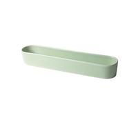 FbqLhe1ahh Variété d'objectifs Soucoupe Ovale allongée en céramique for Composition Florale, idéale for Le Jardinage à la Maison ou au Bureau(Green)