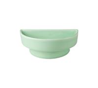 FbqLhe1ahh Variété d'objectifs Soucoupe Semi-Circulaire à Base Haute for compositions Florales, Plateau égouttoir en céramique for Bureau(Green)
