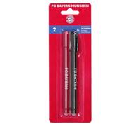 FC Bayern Lot de 2 stylos à encre gel - Multicolore