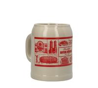 FC Bayern München I Chope à bière München 0,5 l I Transparent