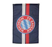 FC Bayern München I Drapeau à hisser bleu marine 180 x 120 cm avec œillets I Navy