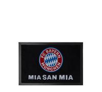 FC Bayern München Paillasson avec logo - Noir