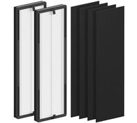 FCFMY Lot de 2 filtres de rechange HEPA NEA-F1, compatibles avec Eureka NEA120 et purificateur d'air Toshiba CAF-W36USW,