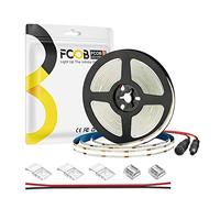 FCOB COB Ruban LED Blanc Naturel 4000K 320LEDs/m 5M 12V 8mm CRI90+ Flexible | Haute Densité Lumière variable luminosité uniforme pour DIY décoration(Ne contient pas Contrôle＆Alimentation)