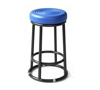 FCZVWPR Chaises De Tabouret en Hauteur, Tabourets De Bar en Métal, Chaise D'événement Confortable, Assemblage Facile, for Laboratoire De Tatouage, Massage, Salon(Blue,78cm/31in)