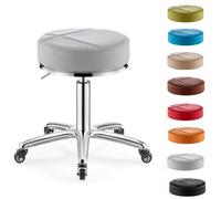 FCZVWPR Tabouret Dot Rond, Chaise Pivotante À 360 °, Tabouret De Bar Minimaliste, Forte Capacité De Charge, Fiable for Les Tâches De Laboratoire Et D'atelier(Gray)