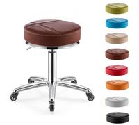 FCZVWPR Tabouret Dot Rond, Chaise Pivotante À 360 °, Tabouret De Bar Minimaliste, Forte Capacité De Charge, Fiable for Les Tâches De Laboratoire Et D'atelier(Browns)