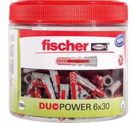 Fischer Chevilles DuoPower 6 x 30 mm – Boîte de 200 pièces