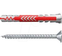 Fischer Cheville tous matériaux DuoPower 8 x 65 mm avec vis - boîte de 25