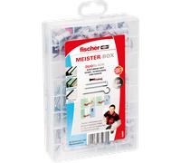Fischer Boîte de montage Meister-Box DUOBLADE 548857 – vis et crochets assortis, gris