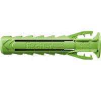fischer - Cheville à quadruple expansion tous matériaux SX Plus Green 12x60 fabriquée à base de matières premières renouvelables/Boîte de 20