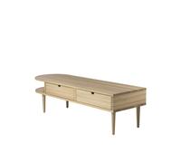 FDB Møbler Banc F24 Radius Oak nature lacquered 45x145 cm
