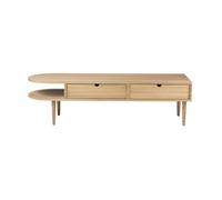 FDB Møbler Banc F24 Radius Oak nature lacquered 45x145 cm