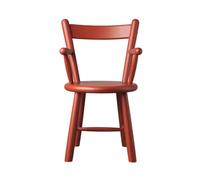 FDB Møbler Chaise d'enfant P9 Beech red painted