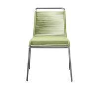 FDB Møbler Chaise M20 Teglgård Cord Chair Green mixed-stainless steel