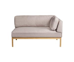 FDB Møbler Module de canapé L37 7-9-13 angle droit 130 cm Stone-lacquered oak