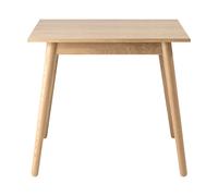 FDB Møbler Table à manger C35A 82x82 cm Chêne naturel. vernis à base d’eau